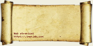 Anđela Dedijer vizit kartica